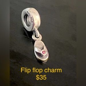 Authentic Pandora Flip Flop Charm